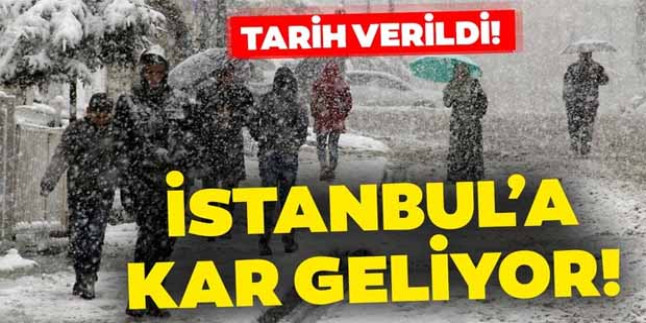 Son Dakika Haberi: İstanbul’a kar geliyor! Yağış için tarih verildi…